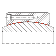 大的關(guān)節(jié)軸承 GE400-DW, 根據(jù) DIN ISO 12 240-1 標(biāo)準(zhǔn)，免維護(hù)